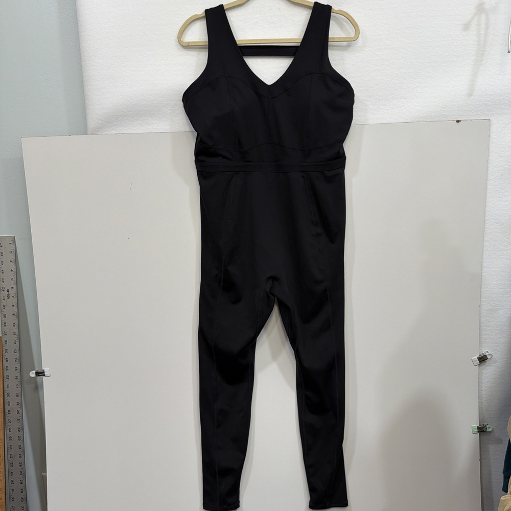 Fabletics Women's Motion 365 Jumpsuit One Piece Black Size XL